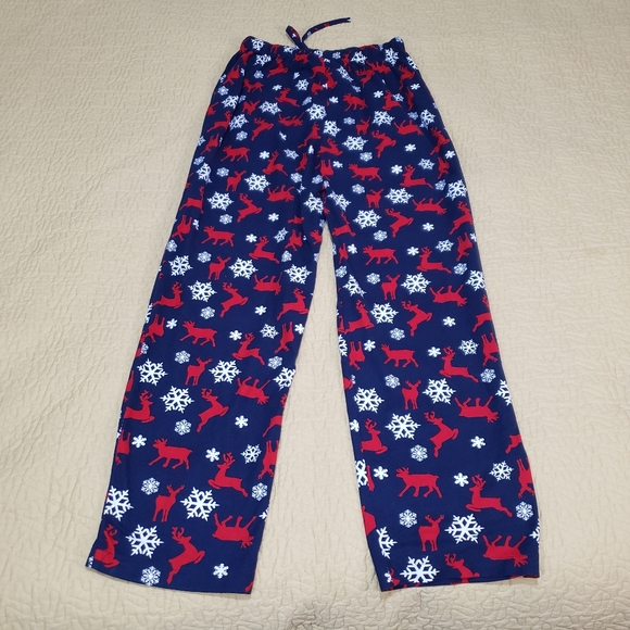 Club Room Christmas Deer and Snowflake pajamas pants size M - Picture 5 of 5